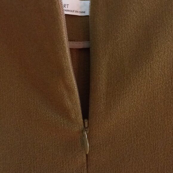 OAK + FORT mustard wide leg dress pants - Picture 5 of 13